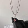 Xiaohongshu-Inspired Rose Scepter Necklace: Women's Chic, Sweet & Cool Dark Series