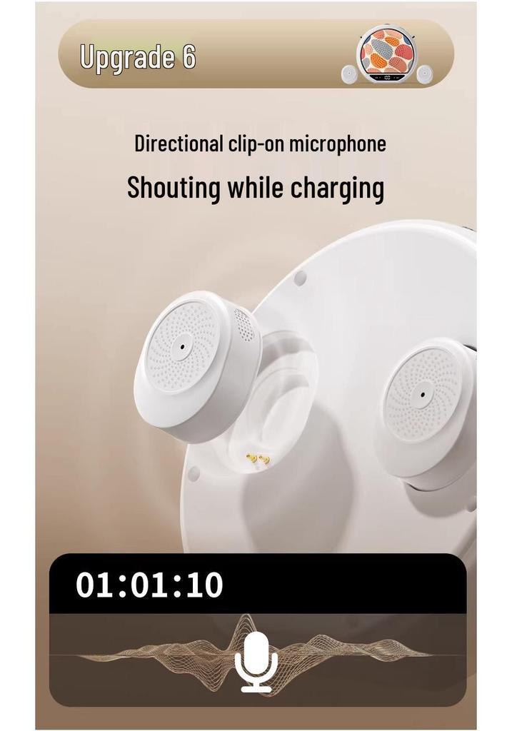 M28 Magnetic Wireless Lavalier Microphone & Bluetooth Speaker for Lectures and Tours