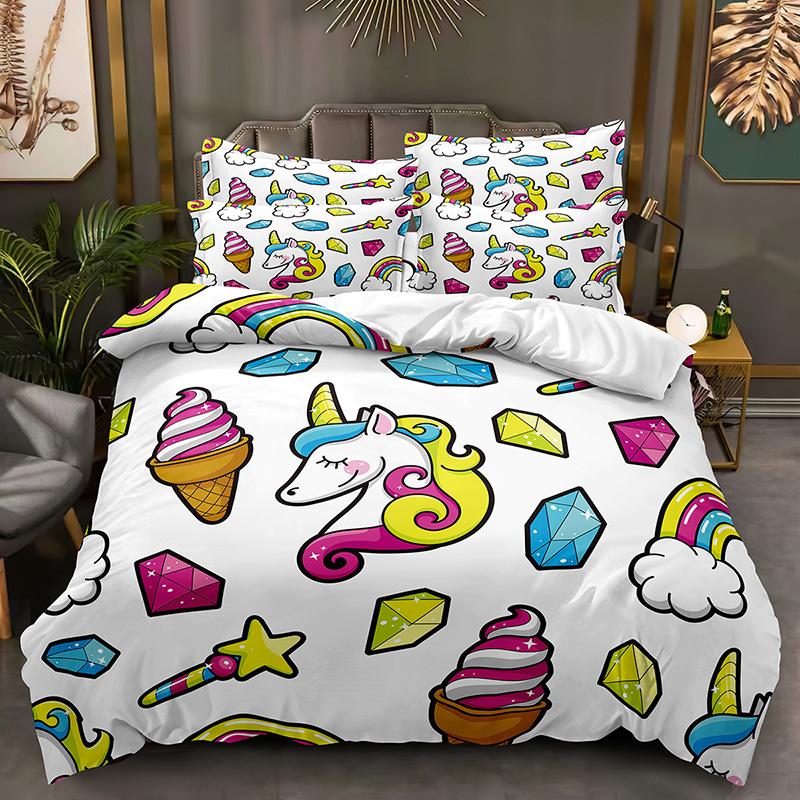 Fashion technology,3D Digital Printed Bedding, Duvet Covers, Pillowcases