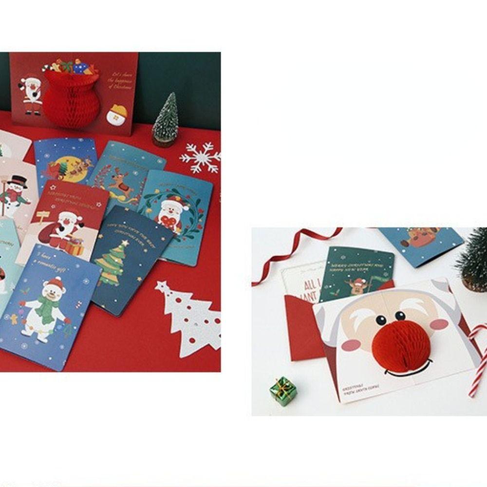 Up Party Invitations Greeting Cards With Envelope Blessing Cards Christmas Postcard Thank You Cards