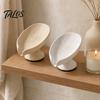 Soap Dish for Shower Lotus Leaf Holder, Self Draining Box, Tray Nordic Style Decorative Container, Home Bathroom Countertop Stone Holder