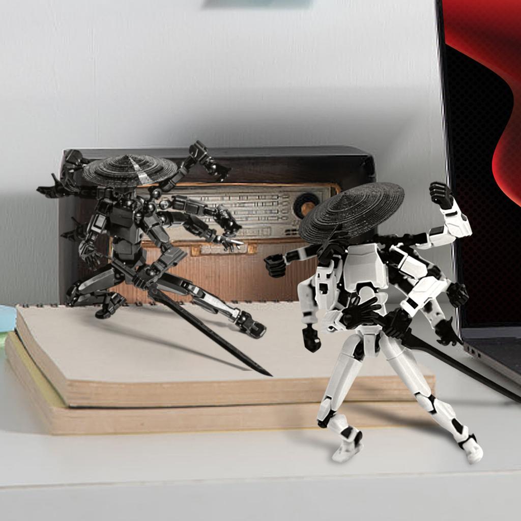 Mobile Doll Set, 3D Printed Titan Robot Mobile Doll, Posable Mobile Doll, Suitable For Collectors, Desktop Decoration