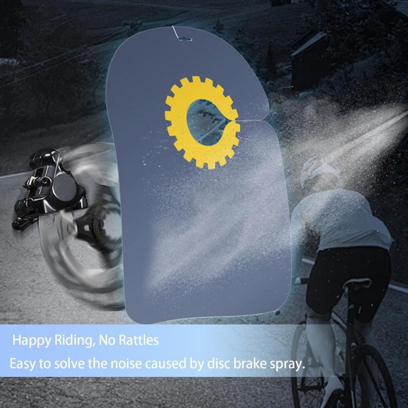 Bicycle Motorcycle Washing Disc Brake Cleaning Protection Cover PVC Anti Grime Guard Wheel Cover For Road Mountain Bike Clean