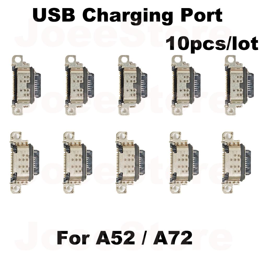 10pcs USB Charging Port Connector for SamSung Galaxy S25 S24 S23 S22 S21 S20 S10 Plus Ultra FE A12 A11 A52 A72 Charge Port Plug
