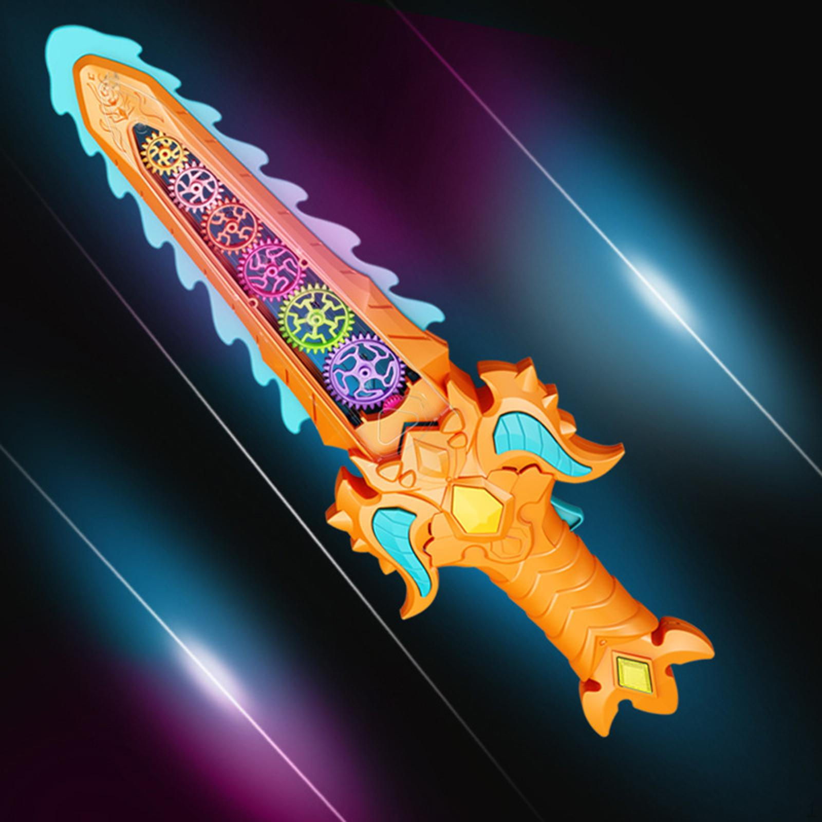 Прозрачный Зубчатый Флэш-образовательный Видимый Принадлежности Игрушка Игрушки Дети Дети Малыш Мальчики оранжевый