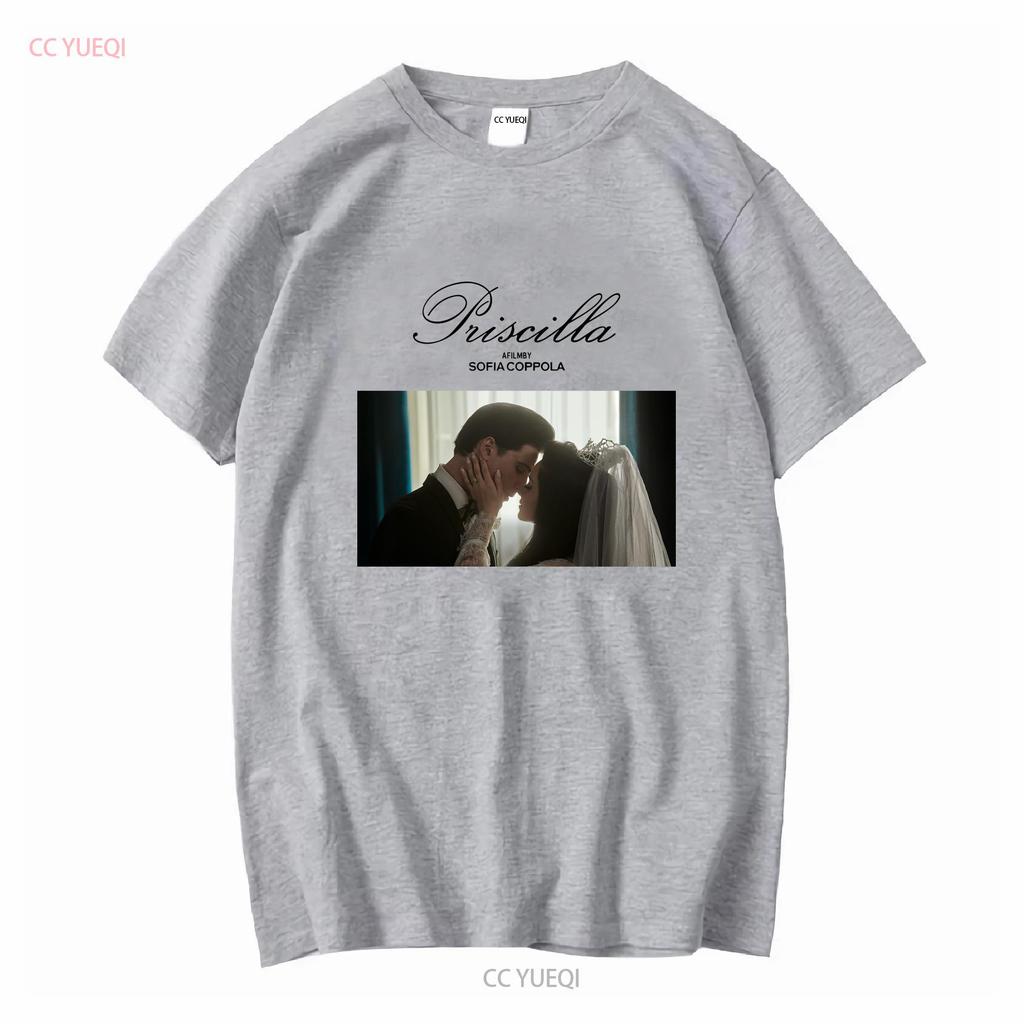 Priscilla movie film by Sofia Coppola graphic T shirt long or short sleeves vintage Washed Soft homme Unisex Slightly
