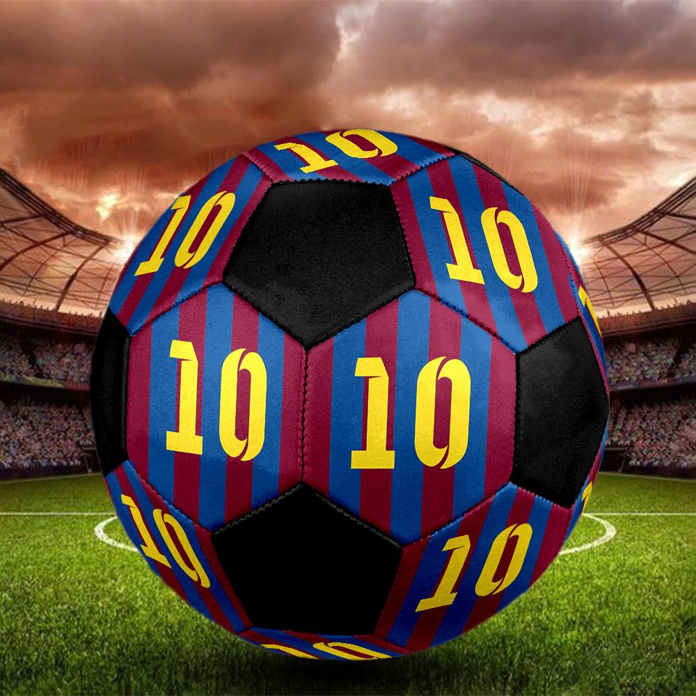 1pc Lionel Messi Soccer Ball Size 5 Indoor Soccer Ball Fashion Colorful Backyard Game - Great For Sports Fans Gift HE43