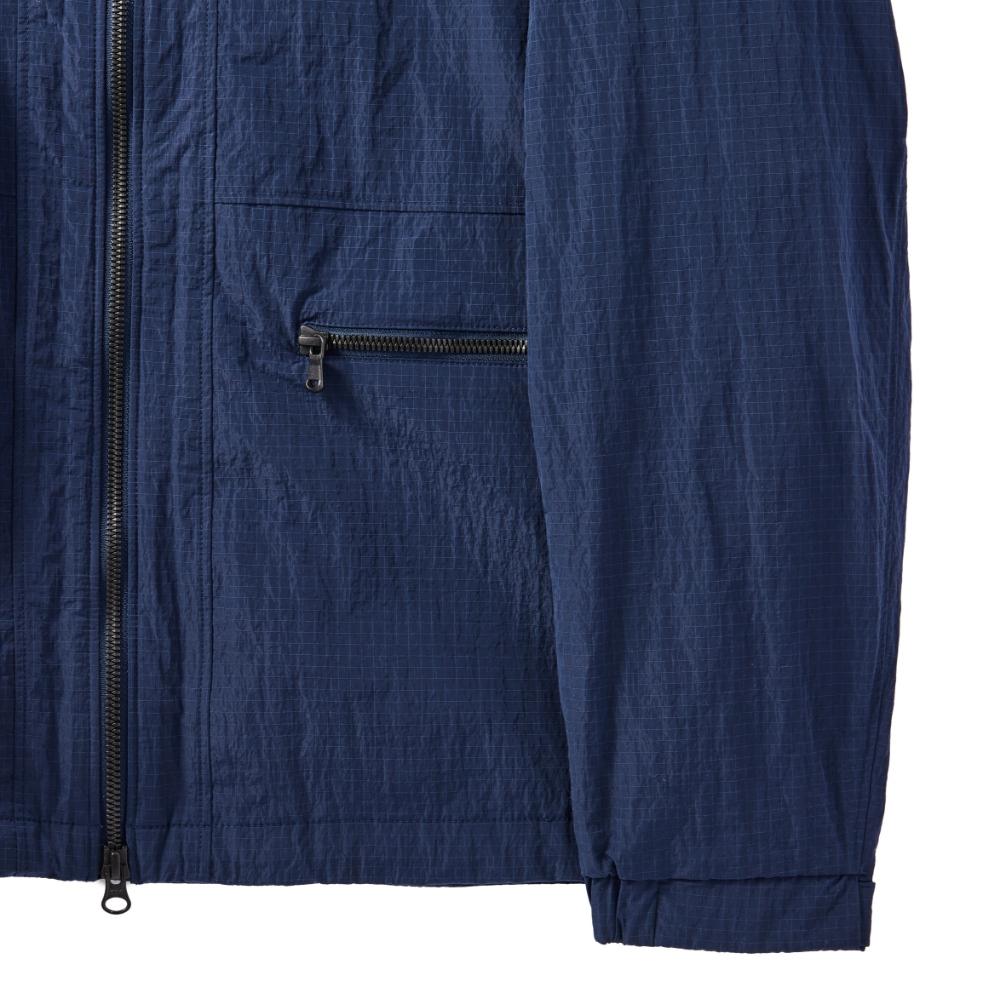 Brompton London Ripstop Hooded Jumper - Navy (P242Ujp431)