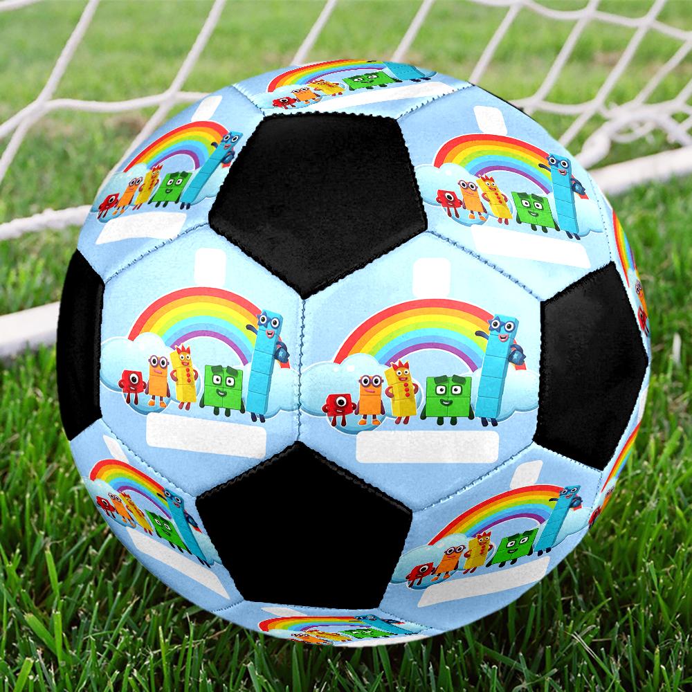 Numberblocks Tema Størrelse 5 Fodbold, Velegnet til Både Indendørs og Udendørs Kampe, en Gave Velegnet til Alle.