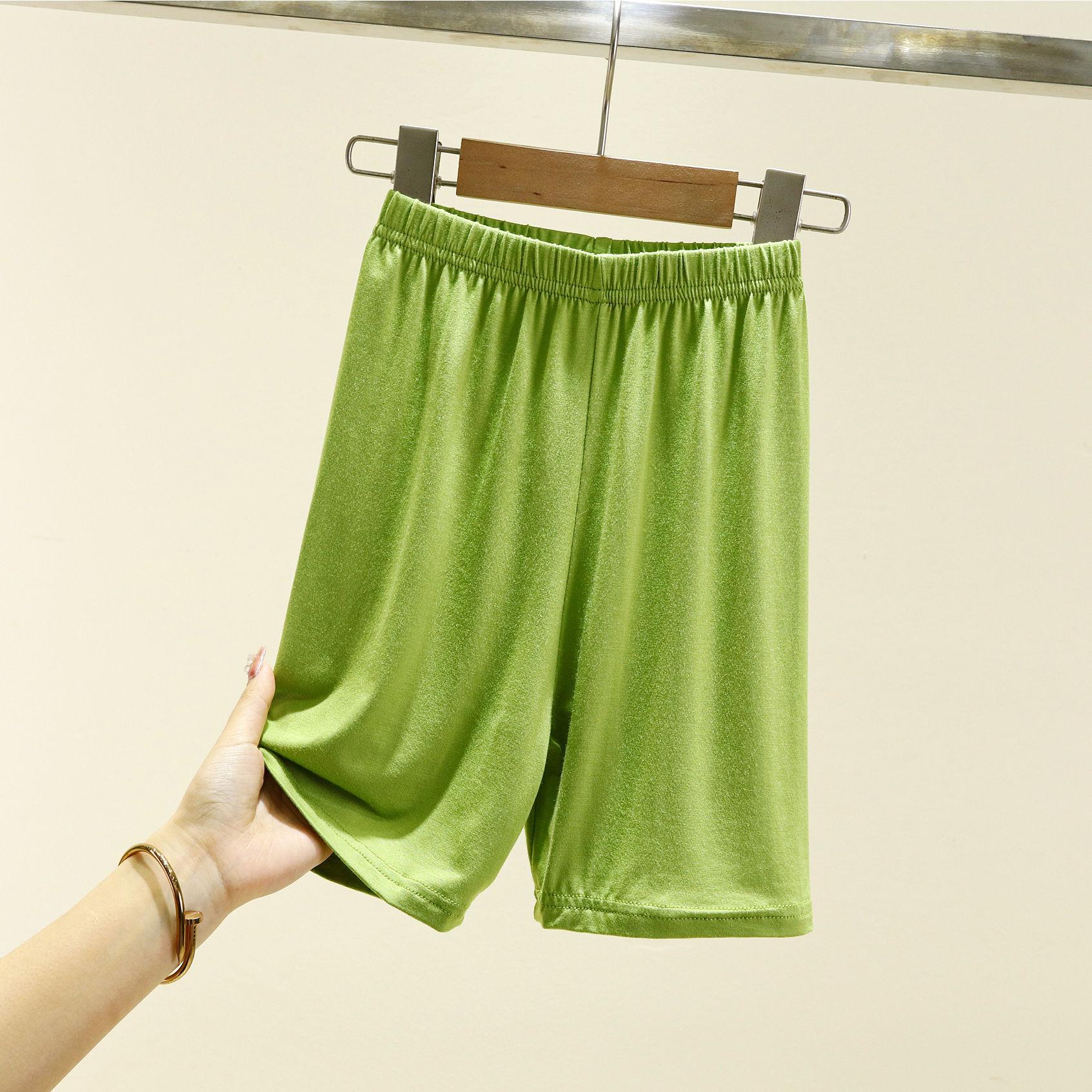 

Модальные детские шорты Тонкие повседневные пляжные штаны Летние мальчиковые свободные домашние штаны Девичьи пижамы 160