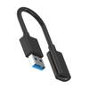 USB3.0 Male to USB C Female Adapter Cable 5Gbps for Fast Charging and Data Transfer Digital Headsets Conversion Cord