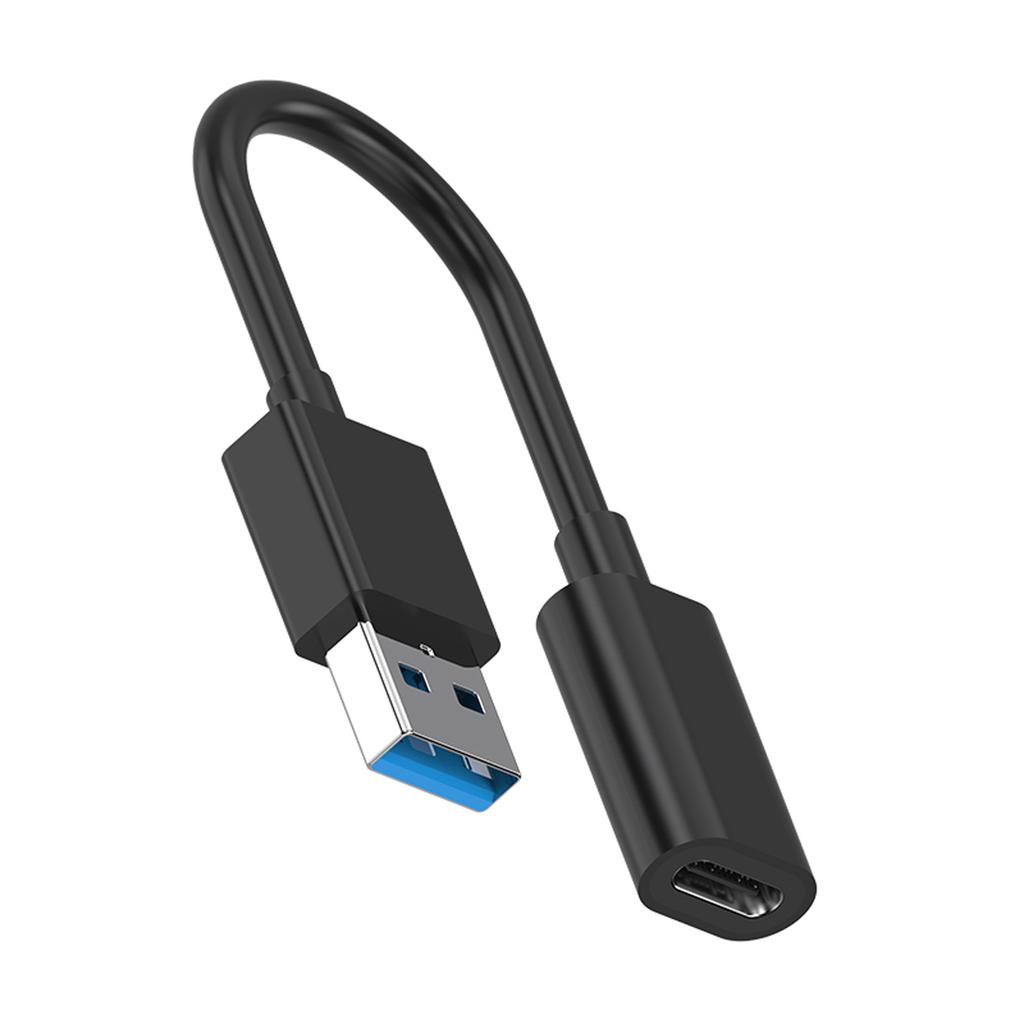 USB3.0 Male to USB C Female Adapter Cable 5Gbps for Fast Charging and Data Transfer Digital Headsets Conversion Cord