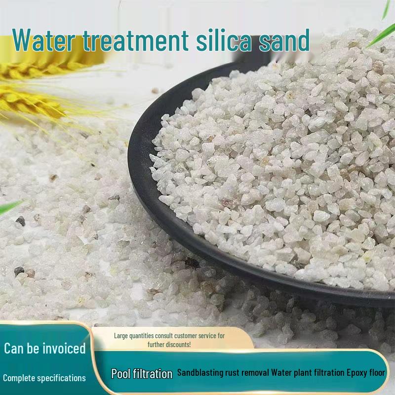 Quartz Sand Particles for Water Treatment & Filtration: Softener, Sandblasting, Drinking Water
