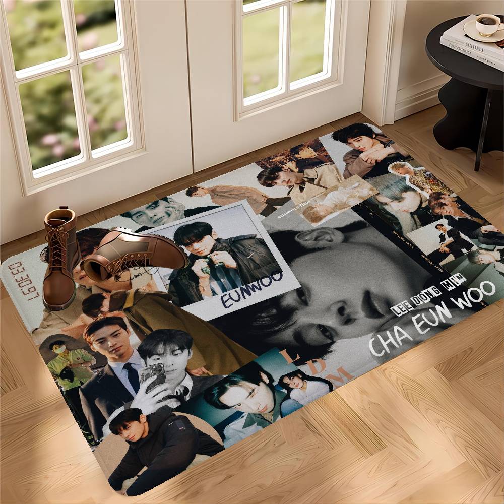 

Cha Eun-Woo Entrance Door Mat Nordic Style Bedroom Living Room Doormat Home Balcony Anti-Slip Modern Home Decor 40x60cm