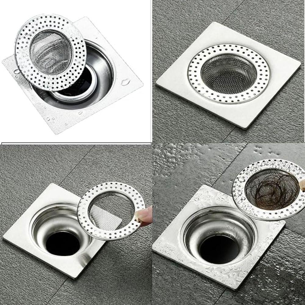 Edelstahl Toilettenkanalisation Abflussfilter Verstopfungsschutz Bodenablauf Filter Spülbecken Küche