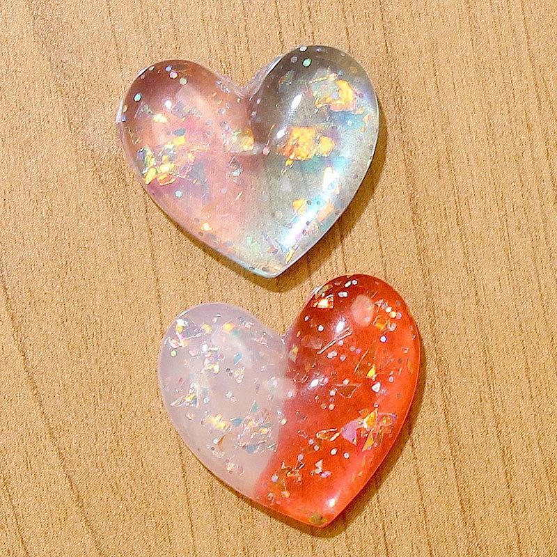 In Stock: Heart-Shaped Resin Jewelry & Accessories for DIY - Earrings, Pendant, Phone Case, Slippers & More