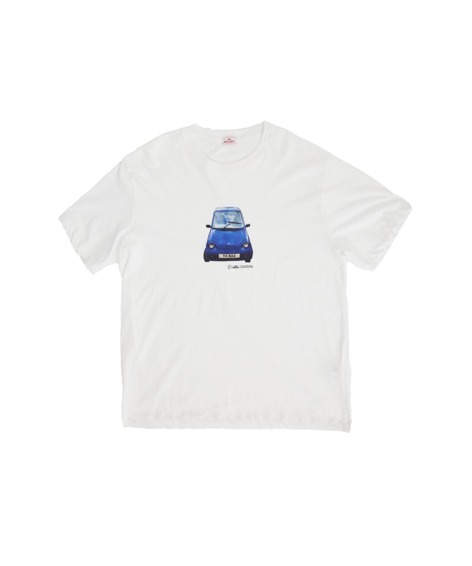 1011 Gallery Gallery Blue Car T-Shirt_White White/1(S)