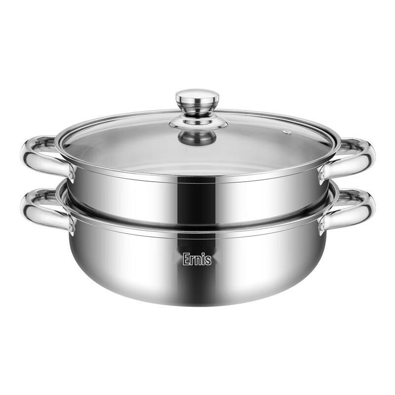 

Bernice Double-Layer Stainless Steel Steamer Pot 28cm