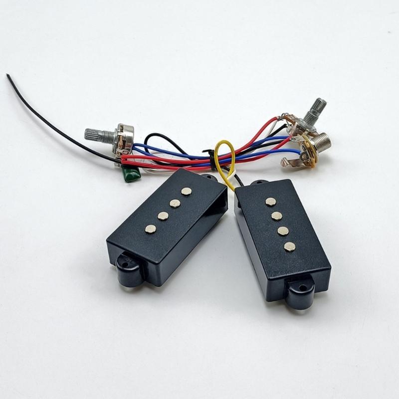 Bass Preamp Wiring Circuit Pickup 4 Strings Electric Bass Pickups Tone Control Wiring Harness Bass Pickup Easy to Use