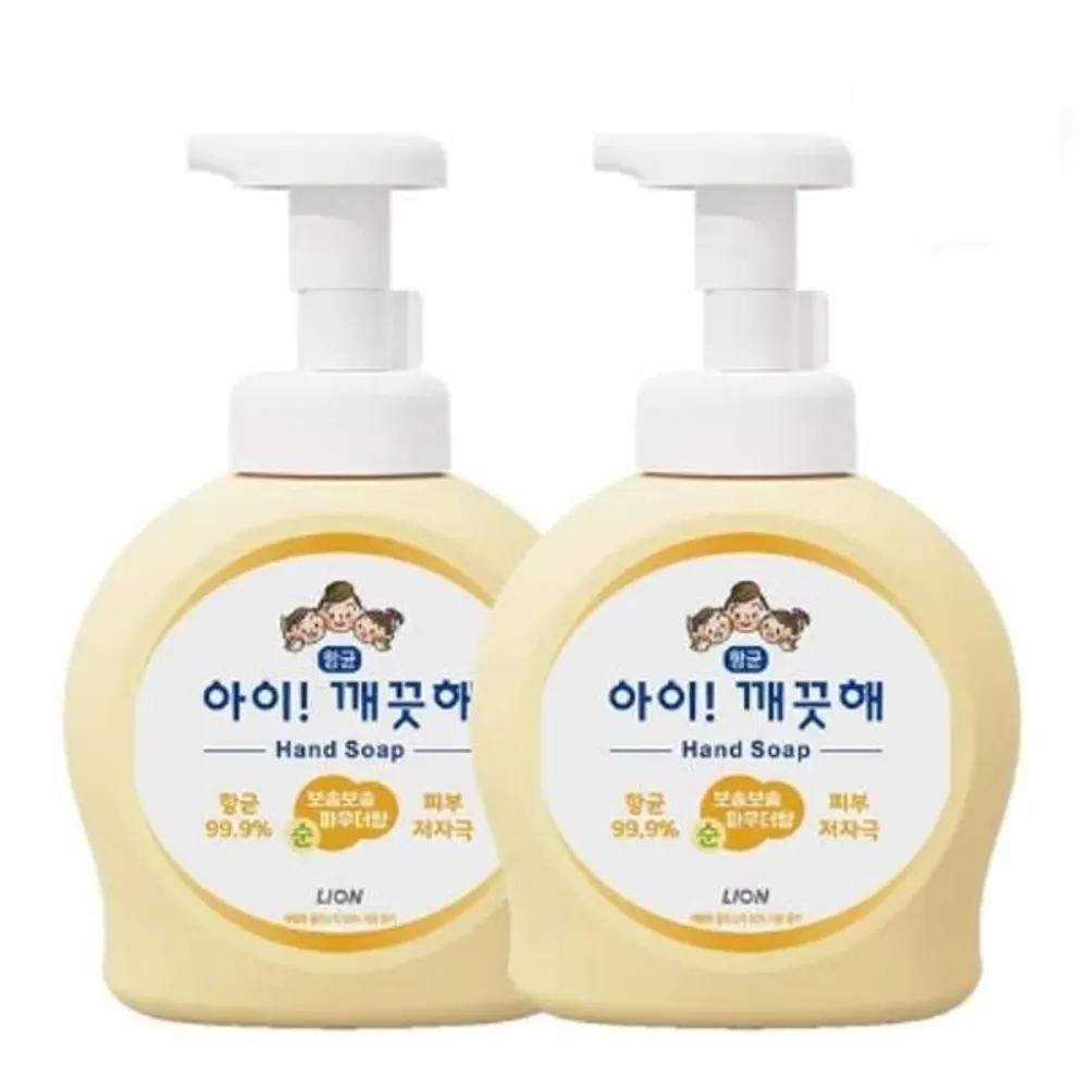

LION Hand Wash Pure 490ml x 2 Containers LION Hypoallergenic Clean Ingredients Cleanse Thoroughly Fluffy, Soft, Rich Lather Moisturizing