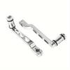 1 Pair of Premium Motorcycle Gear Shift Lever & Heel Toe Shifter for Harley FL, Road King, Electra Street, Tri Glide, Ultra Classic - Sleek Polished F
