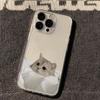Cute Cat iPhone 17Promax Mobile Phone Case Transparent Application Apple 16pro Space Case 14 Cute 15