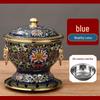 Qiwei Pure Copper Enamel Mini Hot Pot