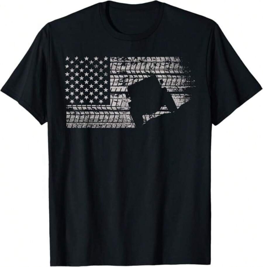 Off Road QUAD ATV Adventure T-Shirt for Outdoor Riders S разноцветный