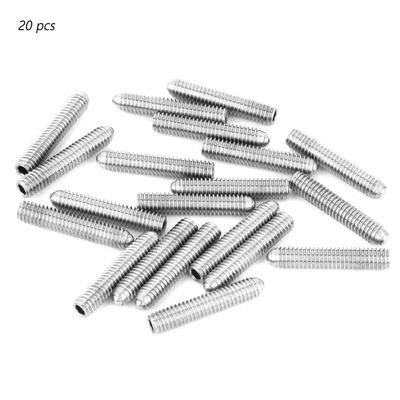 20pcs  Set Stainless Steel Thread Hex Spring Ball Plunger Screw (M3*20)