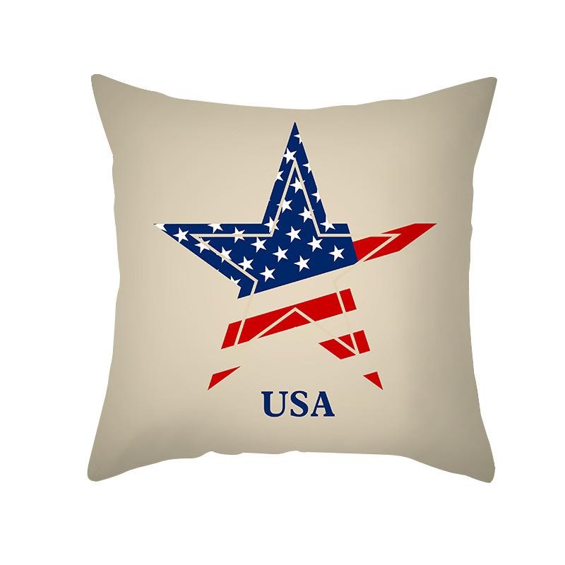 Kissenbezug Einfacher Pfirsichhaut-Druck Kissenbezug Sofakissenbezug