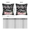 Decorative Pillow Covers Happy Mother'S Day Merch Home Throw Pillow Case Cover Zippered Multi Size