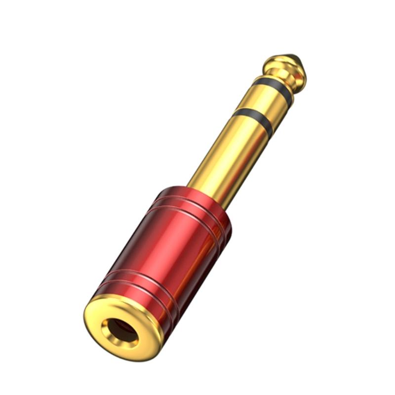 

3.5mm To 6.35mm Metal Adapter With Anti Interferences Design And Precise Gear Grinding Technology красный