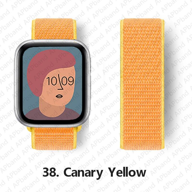 Nylon Band Voor Apple horlogeband 44mm 40mm 42mm 38mm 41mm 45mm 41 45 smartwatch polsband riem lus armband iWatch 3 4 5 se 6 7