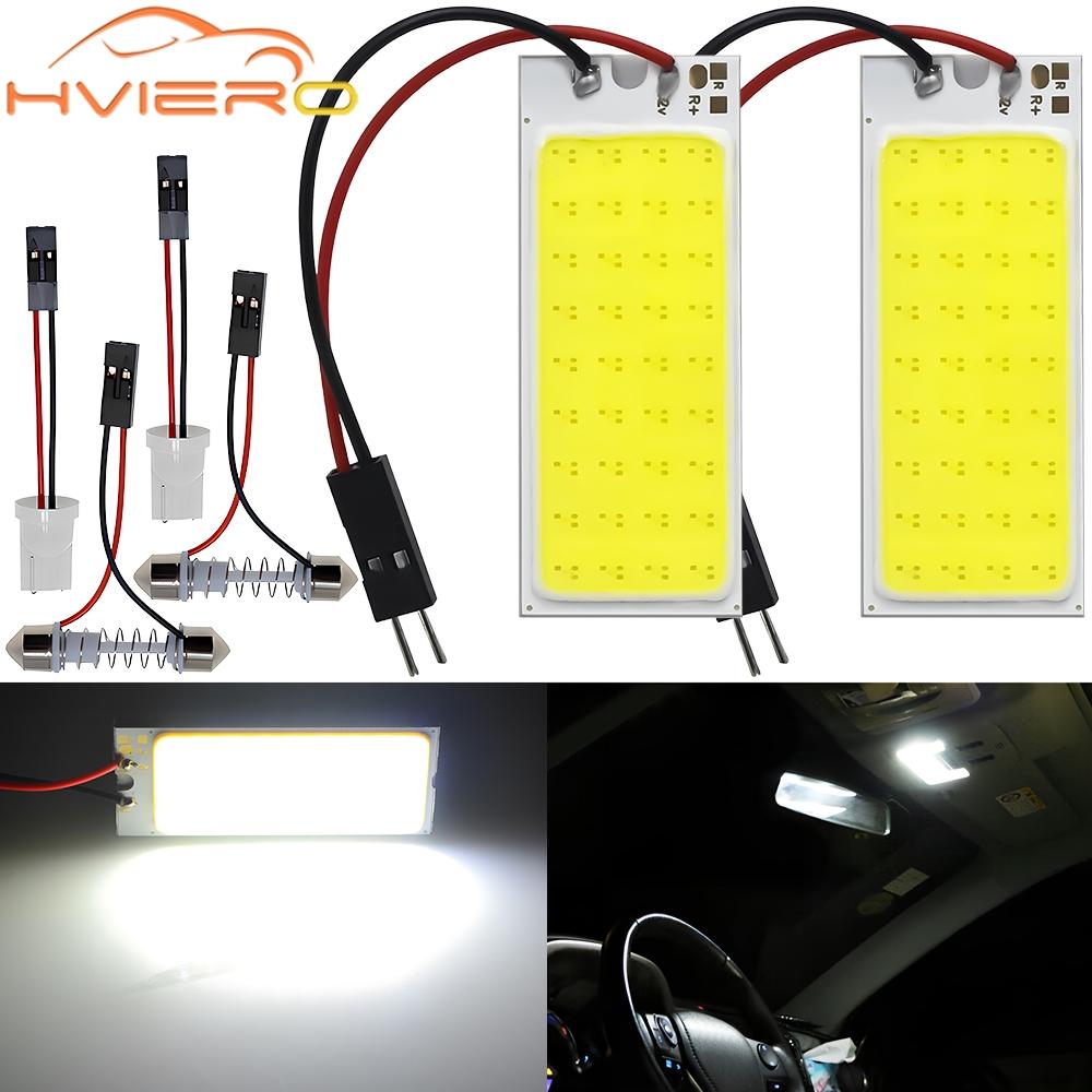 T10 Cob 24 SMD 36 SMD 48SMD Auto Led Fahrzeug Panel Lampen Auto Innen Leselampe Lampe Licht Dome Girlande