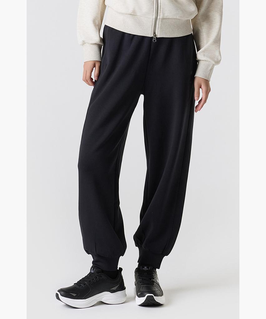 LECOQ Women'S Loose Fit Jogger Modal Double Tension Pants - Black (Qq322Ofp83)