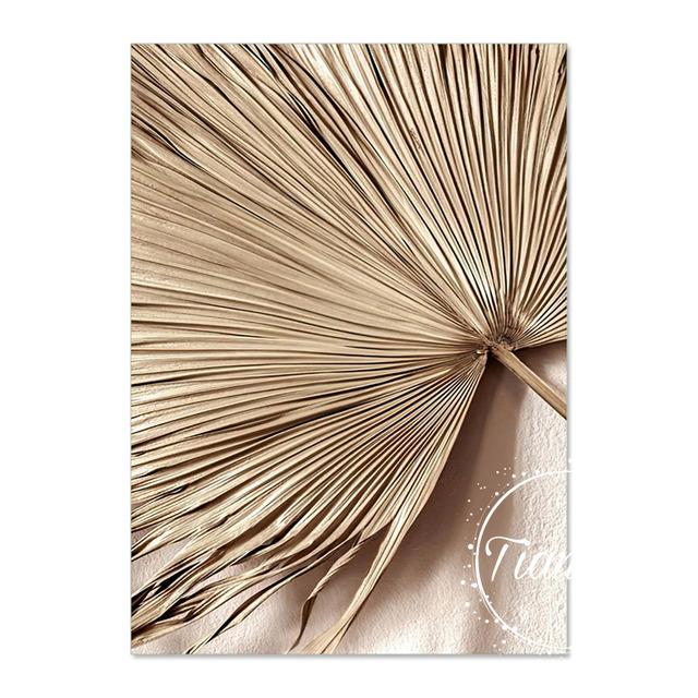 Abstraction Palm Leaf Plant Canvas Painting Botanical Nordic Wall Art Poster Print Scandinavian Decoration Picture Artwork Decor No Frame