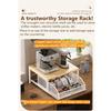 Modern Kitchen Microwave Shelf Organizer- Space-Saving Countertop Storage Rack for Appliances Storage Rack for Stylish Design