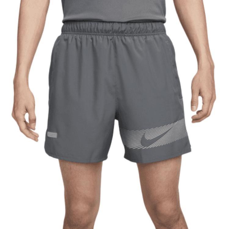 Nike Dri Fit Challenger Flash Casual Shorts Men's Gray FN3049-068