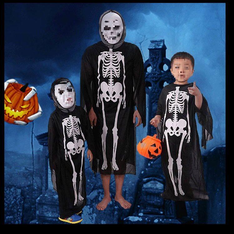 Pullover Ghost Skull Halloween Prank Mask - Shock & Scream Masquerade Face