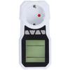 Power Meter with LCD Screen for Monitoring Voltage Current and Electricity Consumption in Household Appliances