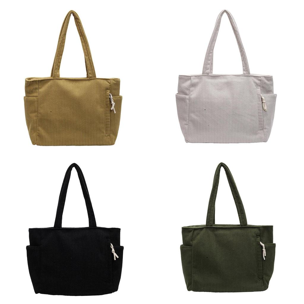 Minimalist Student Tote Bag With Zipper Closure And Phone Pocket For School And Work