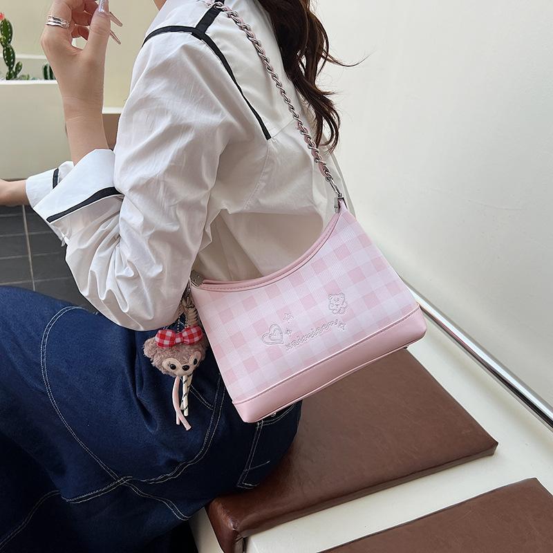 Premium foreign style small bag women's 2025 new summer versatile shoulder armpit bag commuter super fire bucket bag