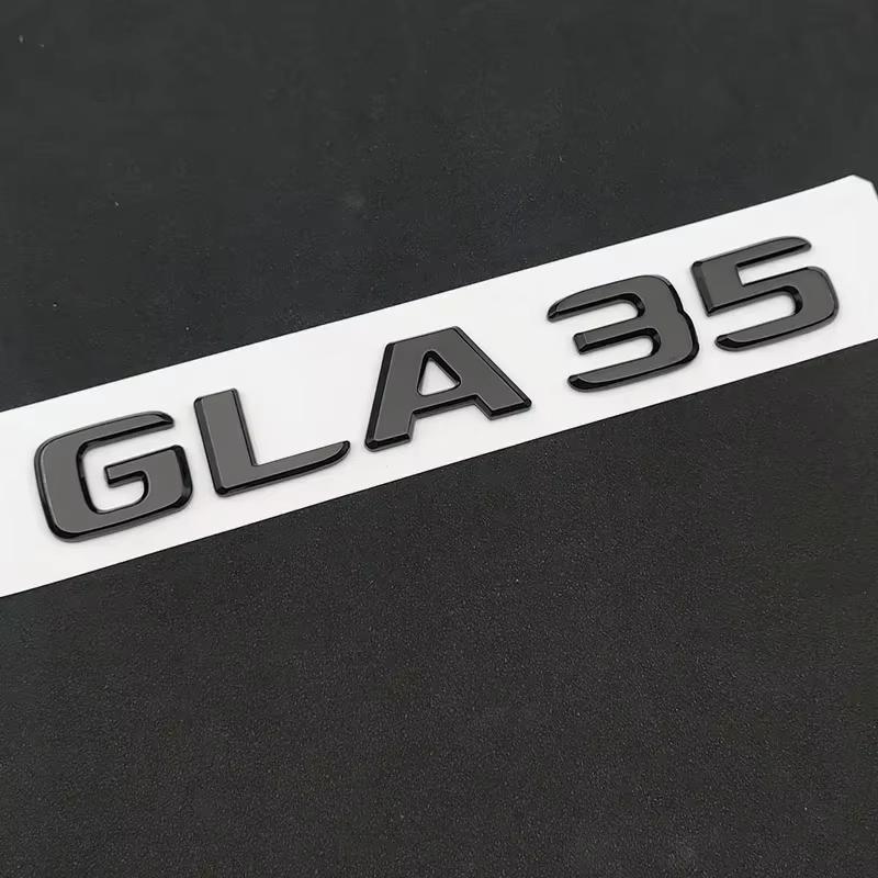 3D ABS Auto Heckklappe Schriftzüge GLA 35 45 45S Turbo 4matic Emblem Logo Für Mercedes GLA35 GLA45 GLA45S AMG X156 Zubehör