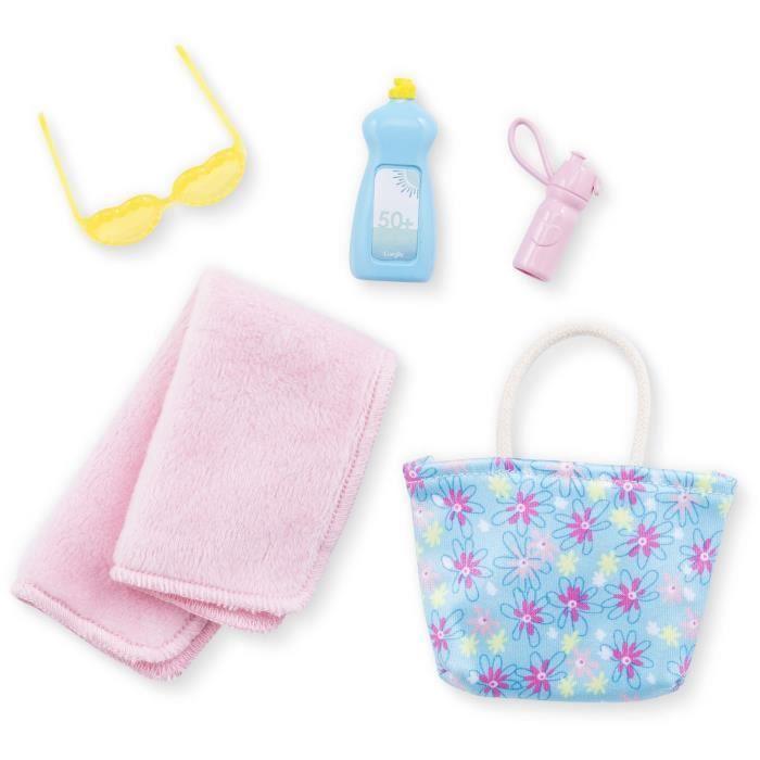 Coffret Zoé à la plage - COROLLE GIRLS - Poupée mannequin - 5 accessoires - 28 cm - Dès 4 ans