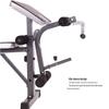 Wanduo Adjustable Weightlifting Bench & Barbell Rack