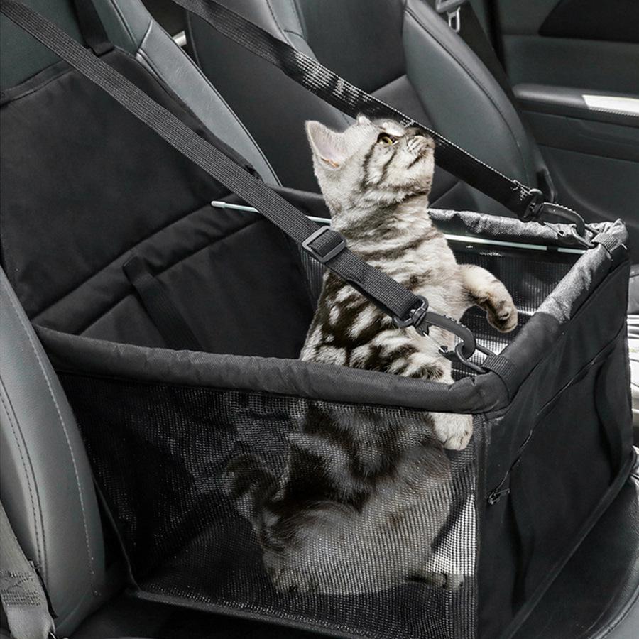 Borsa da viaggio per animali domestici in rete traspirante e coprisedile per auto