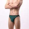 Men'S Lace Briefs Low Waist Perspective Underwear Transparent Panties U Convex Pouch Lingerie Underpants Bikini Slip Homme