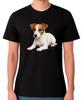 Jack Russell Terrier Puppy Graphic Unisex T-Shirt Cute Dog Lover Tee
