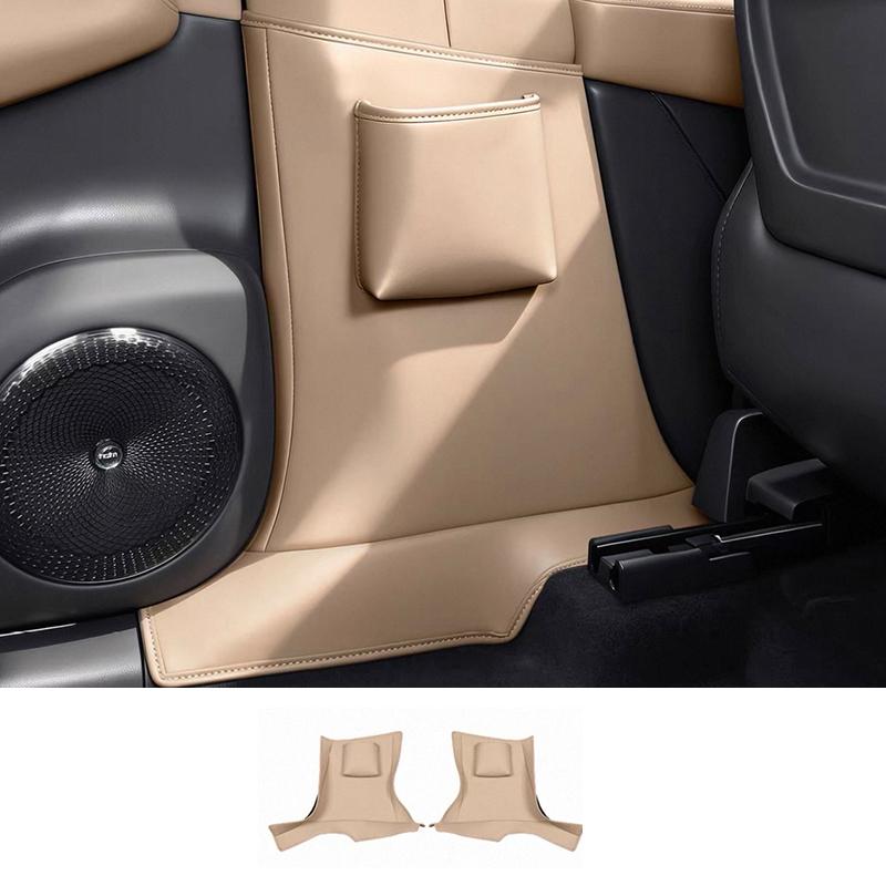 For Zeekr 8X 2026 B-Pillar Leather Anti-Collision Protection Sticker Modification Accessories