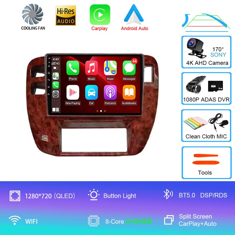 Android 14 Car Radio For For Nissan Patrol 1997-2005 CarPlay Stereo GPS Navigation Multimedia Video Player Autoradio Audio 4G